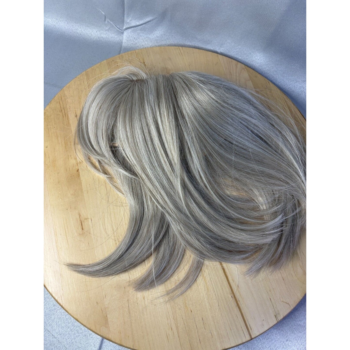 Hair Toppers for Women with Bangs Short Bob Synthetic Hair Pieces for Thinning H