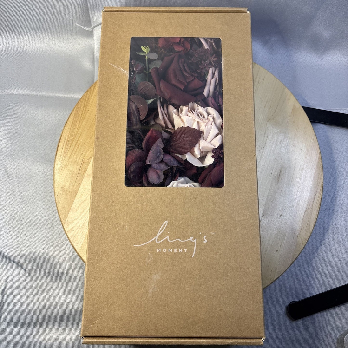 Ling's Dusty Rose Artificial Flowers and Greenery Combo Box Set Elegant Roses