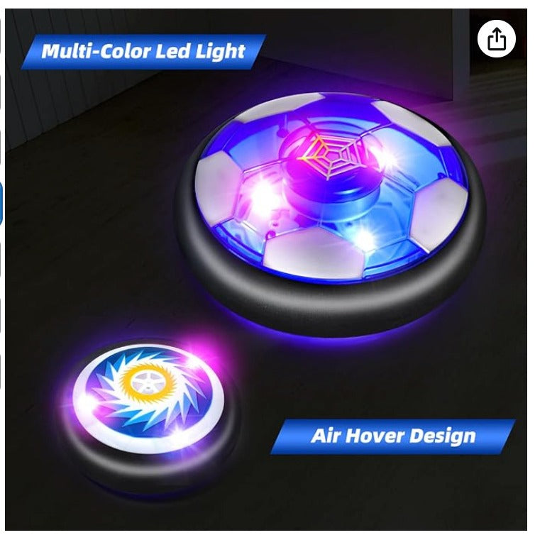 Hockey & Hover Soccer Ball 3-in-1 Set, Gift for Kids Aged 4-6, 6-8, 8-12, Ind...