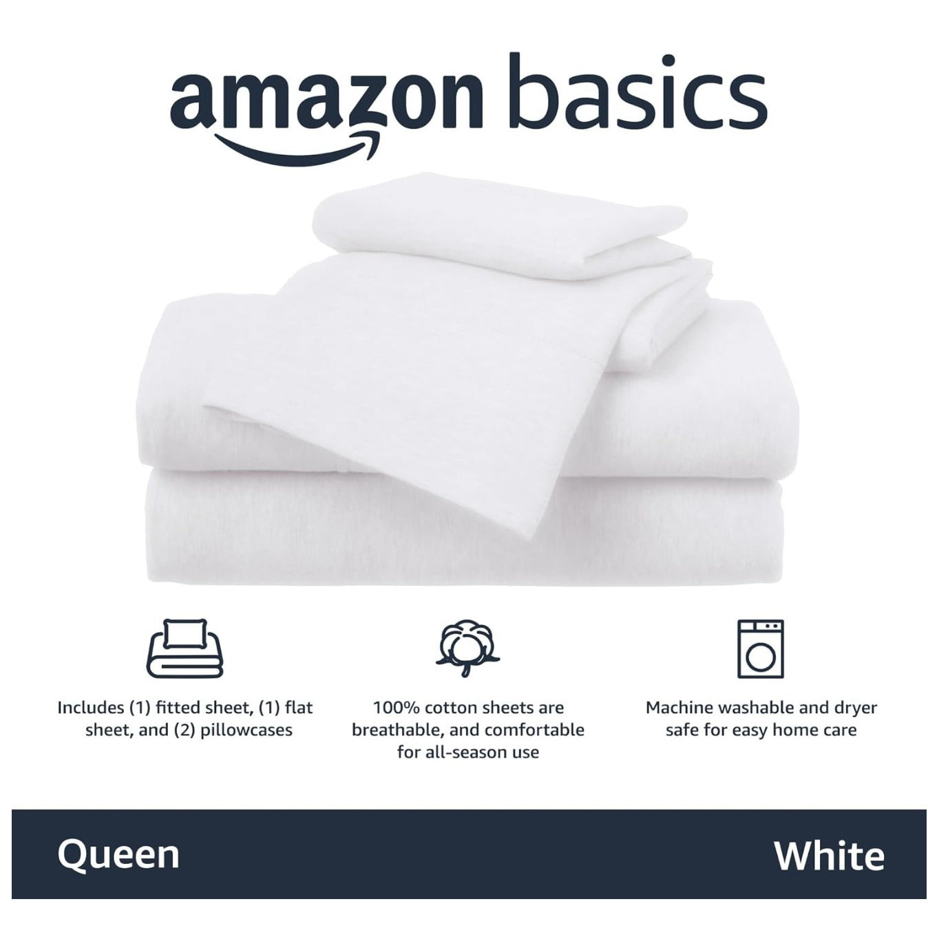 Lightweight Super Soft Queen Wrinkle-Resistant Microfiber 4-Pc